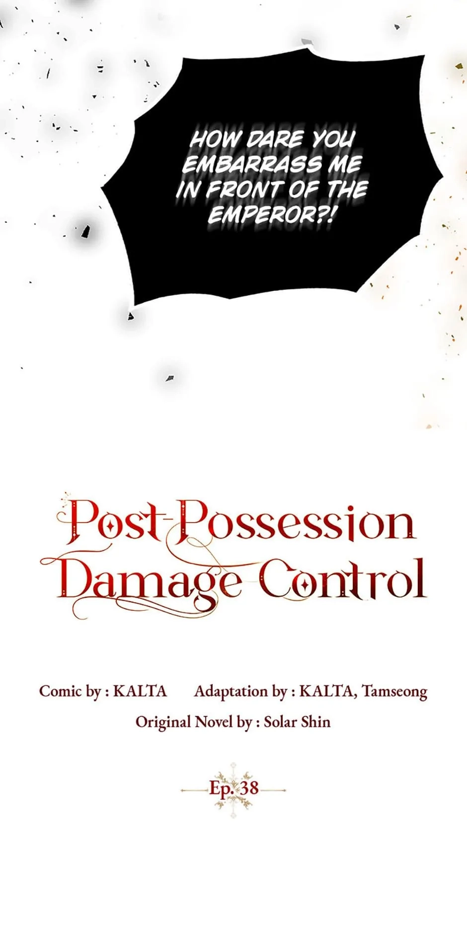 Post-Possession Damage Control Chapter 38 page 15 - 