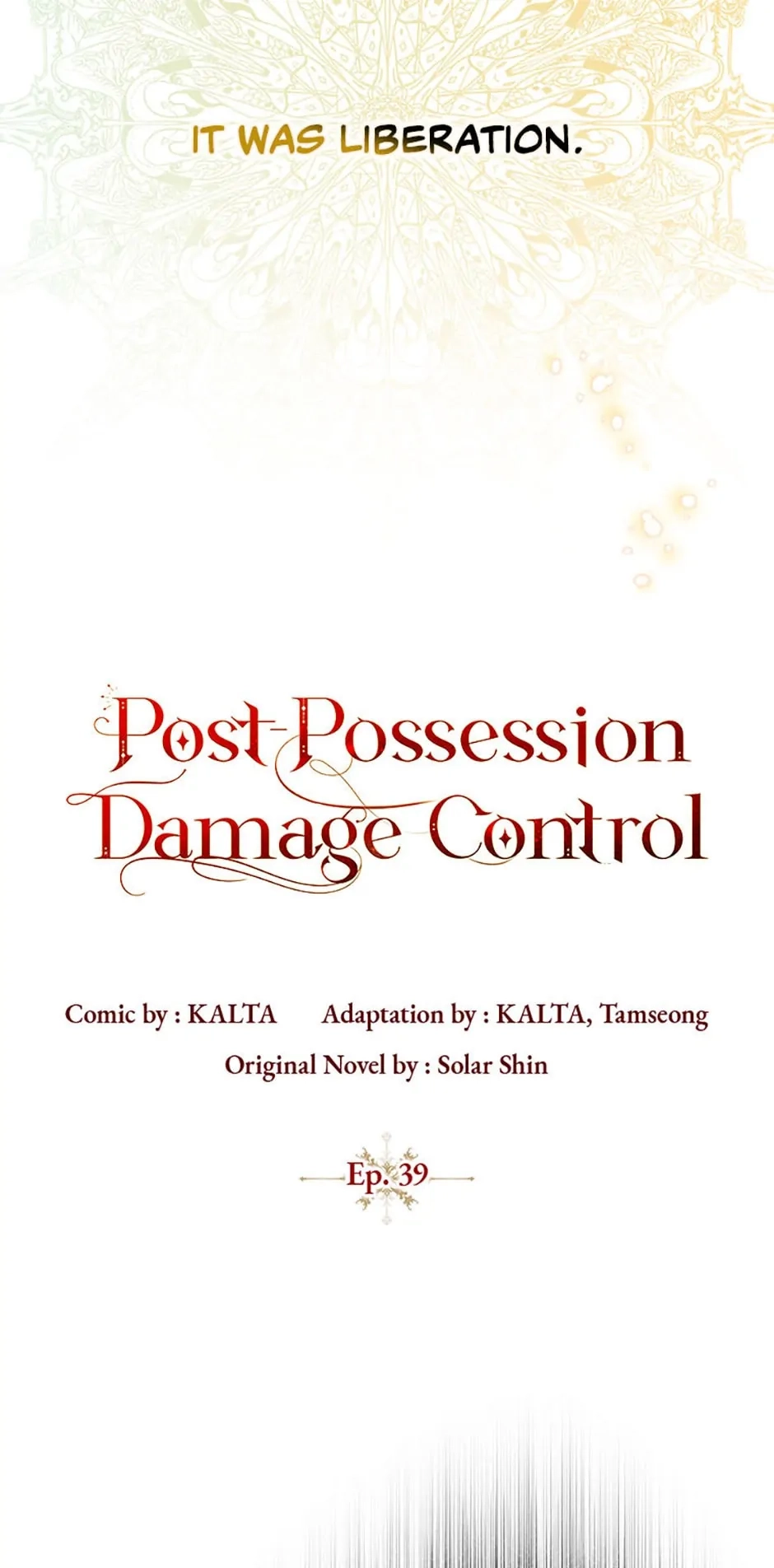 Post-Possession Damage Control Chapter 39 page 13 - 