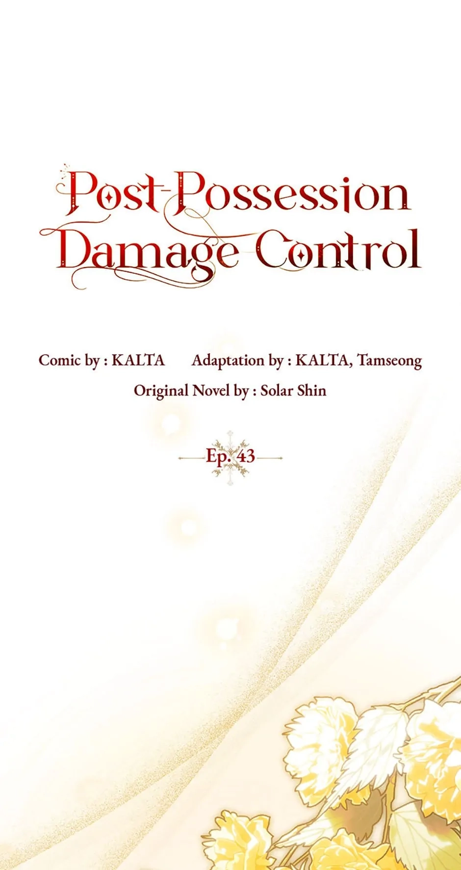 Post-Possession Damage Control Chapter 43 page 8 - 