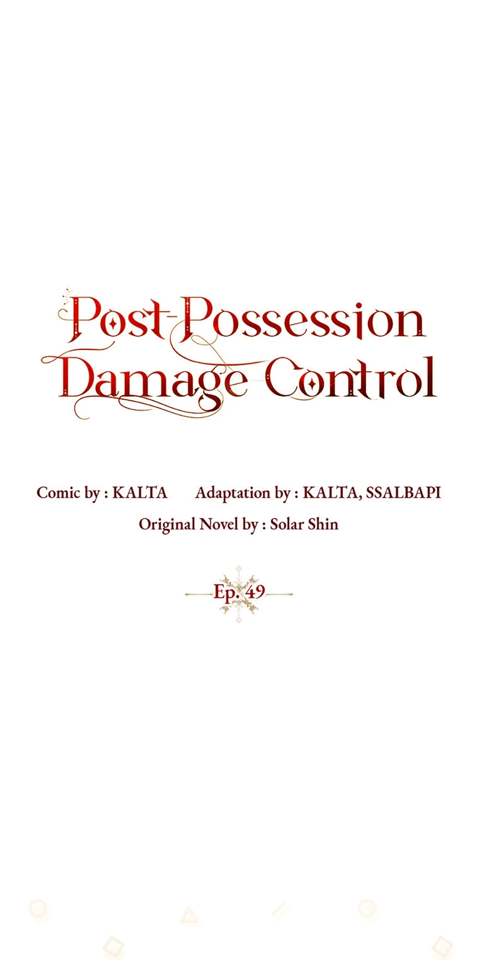 Post-Possession Damage Control Chapter 49 page 10 - 