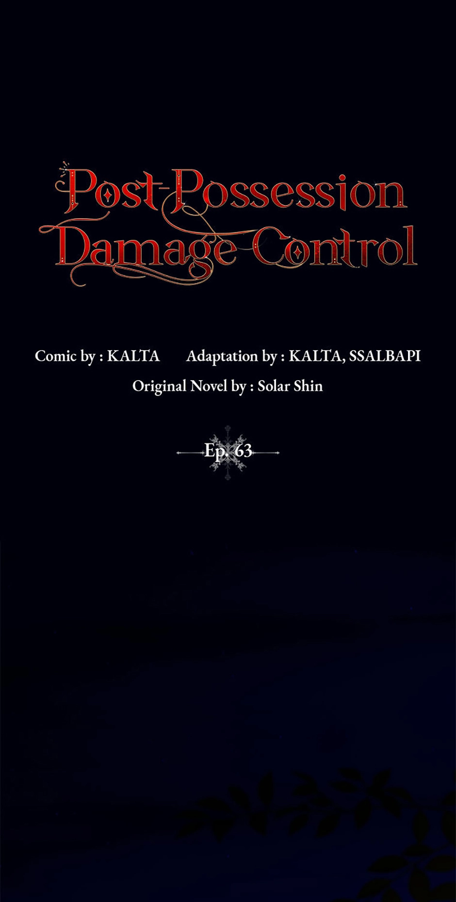 Post-Possession Damage Control Chapter 63 page 1 - 