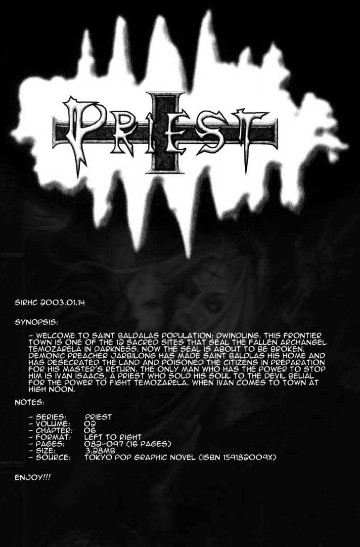 Priest Chapter 6.1 page 1 - 
