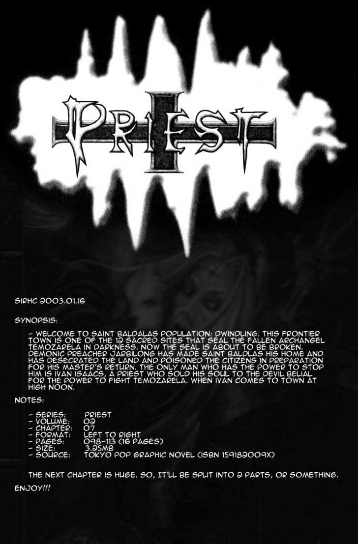 Priest Chapter 7.1 page 1 - 