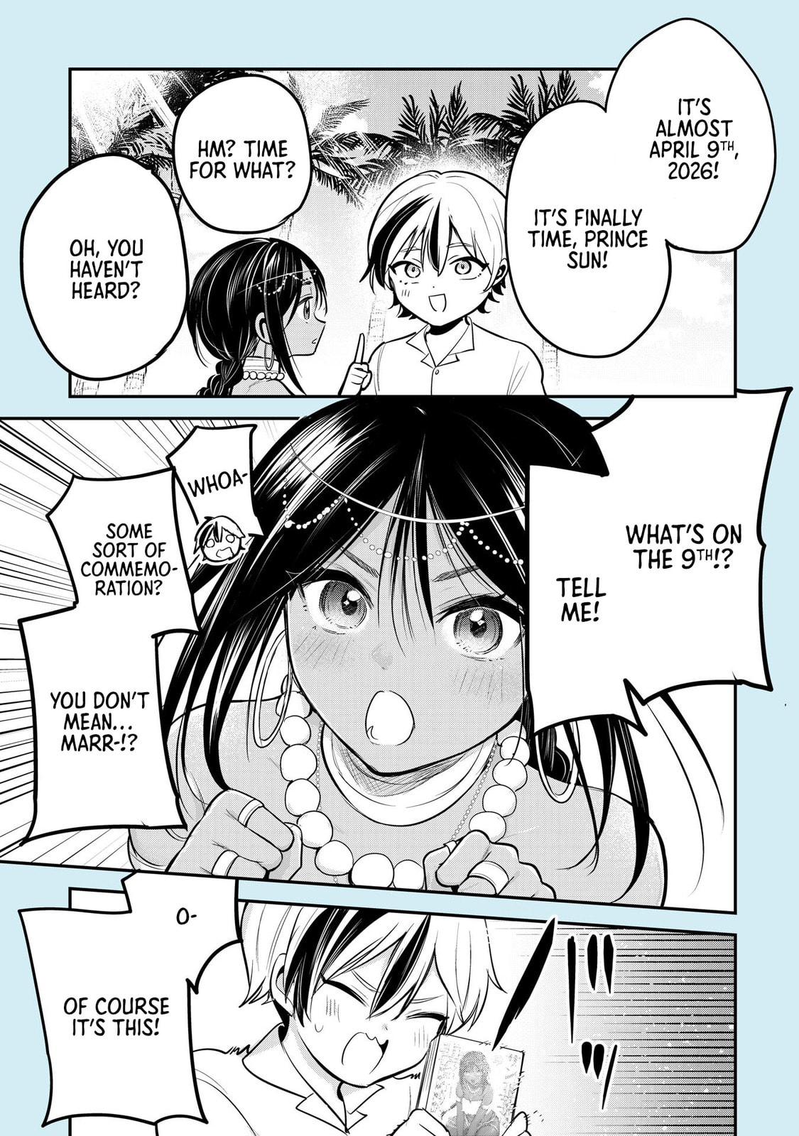 Prince Sun wanna be a wife Chapter 6.5 page 1 - 