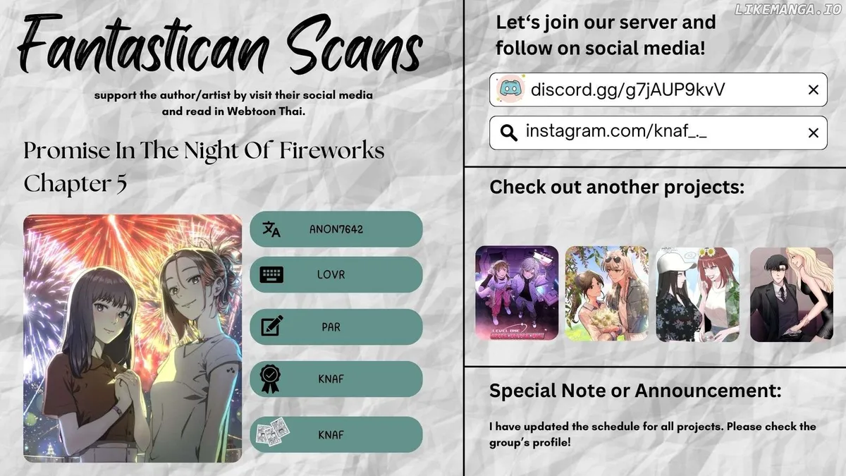 Promise On The Night of Fireworks Chapter 5 page 1 - 