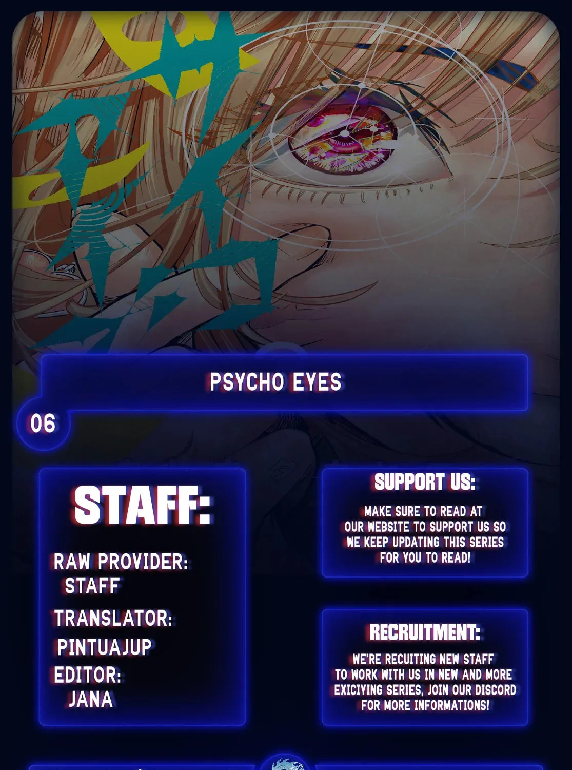 Psycho Eyes Chapter 6 page 1 - 