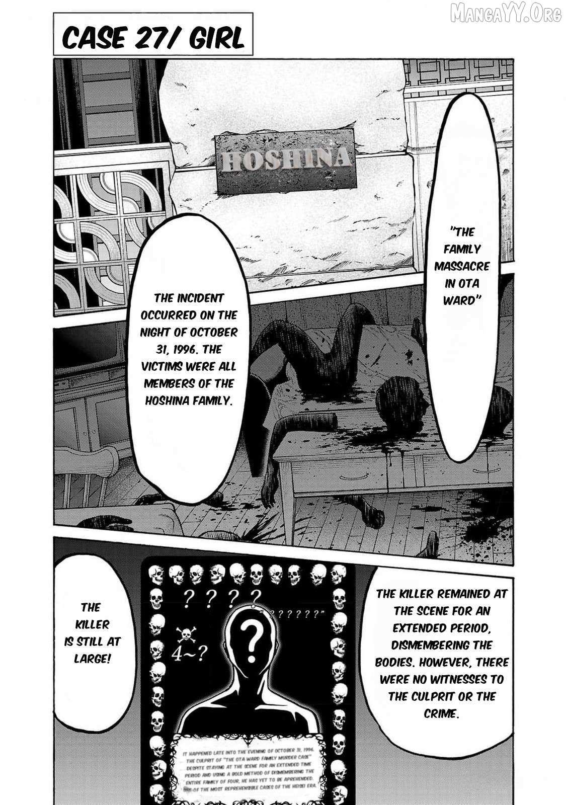 Psycho x Past: Ryouki Satsujin Sennyuu Sousa Chapter 27 page 1 - 