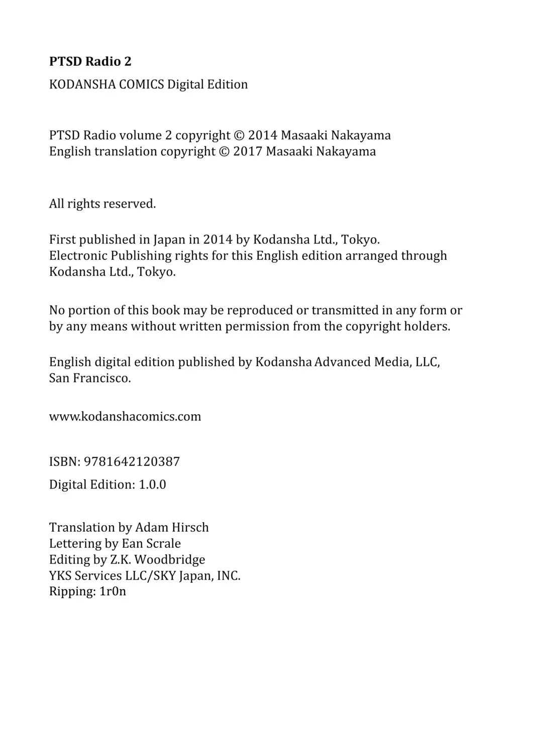 PTSD Radio Chapter 10 page 37 - 