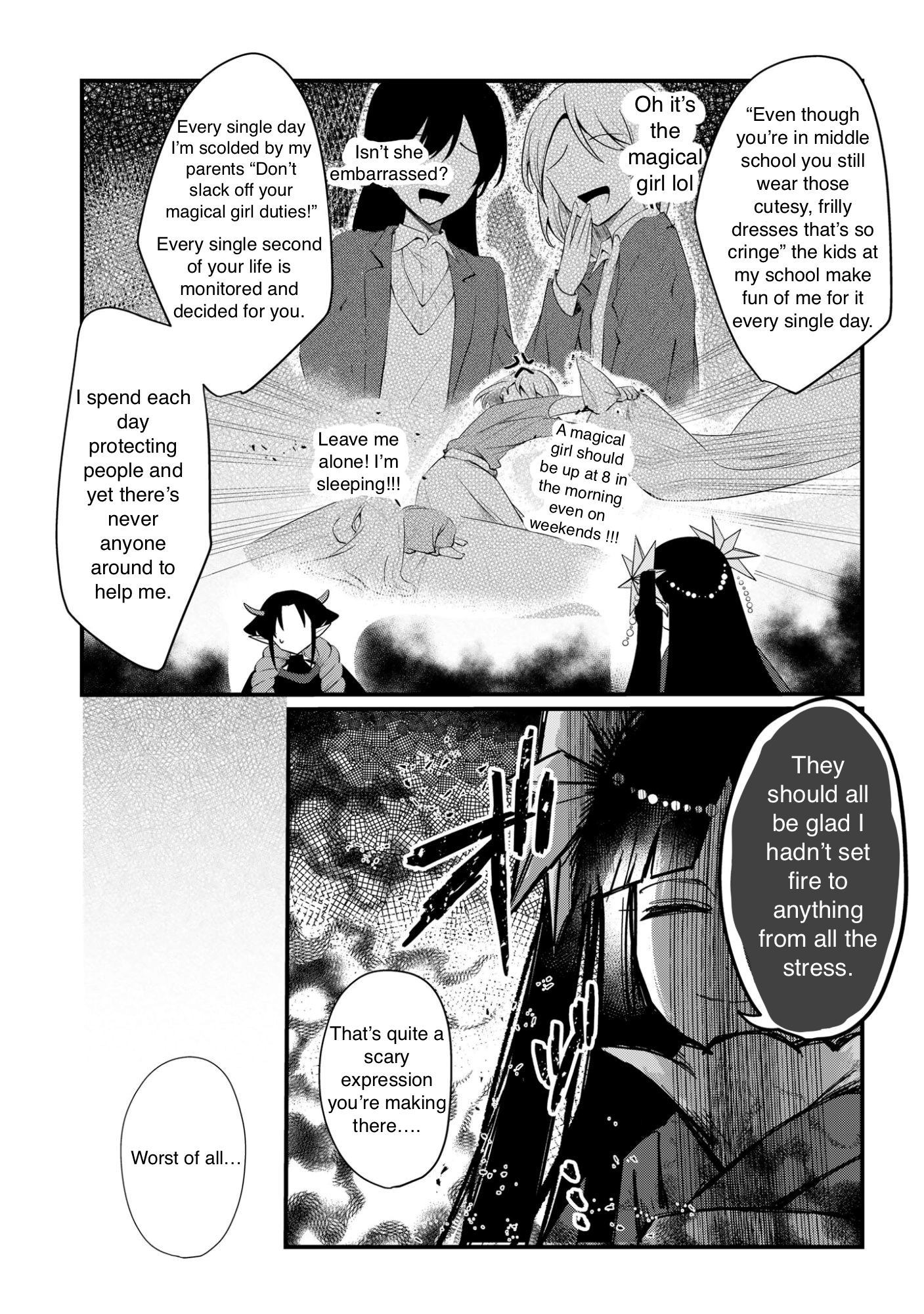 Punchline Magical girl Sei Chapter 1 page 6 - 