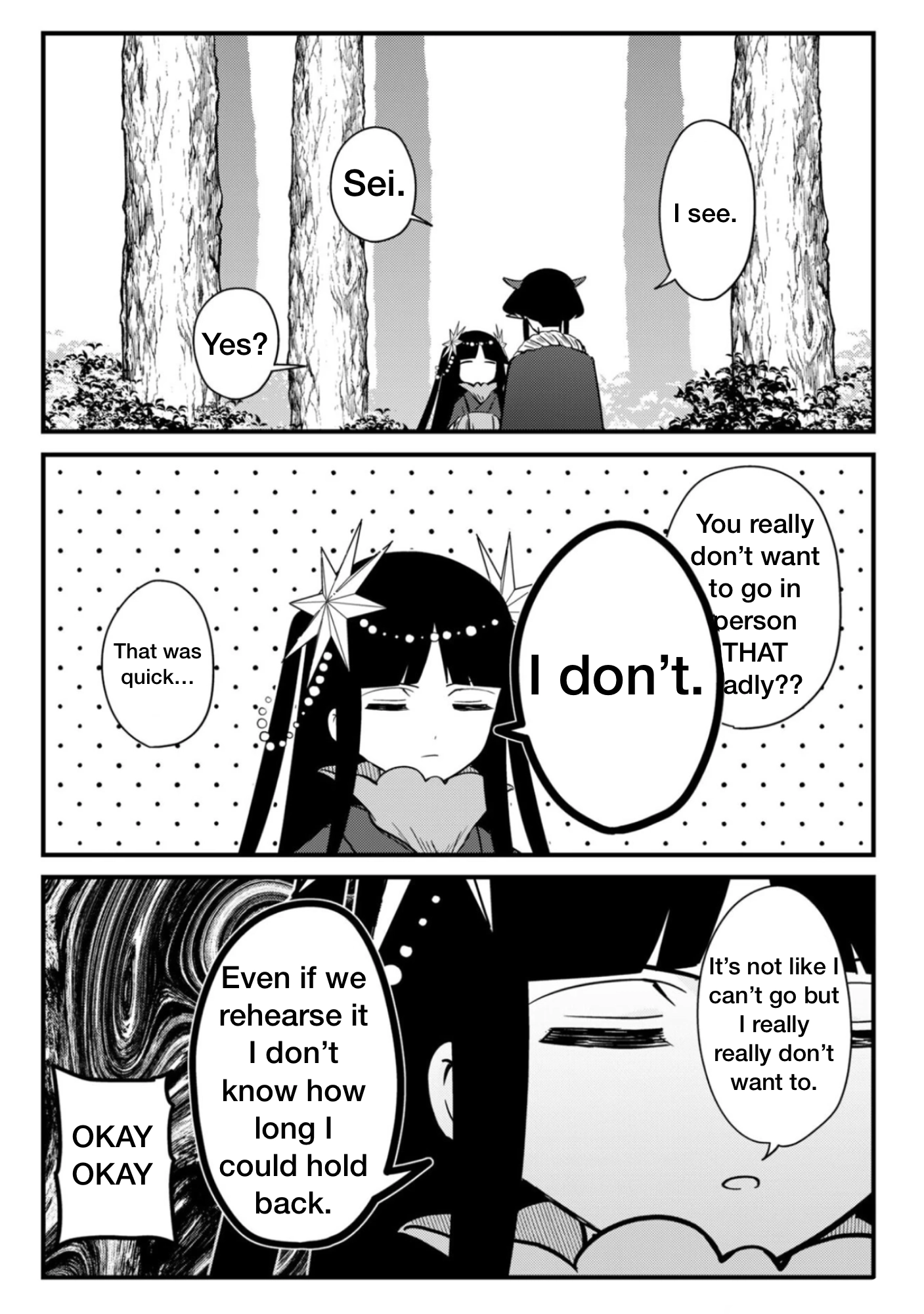 Punchline Magical girl Sei Chapter 3 page 13 - 