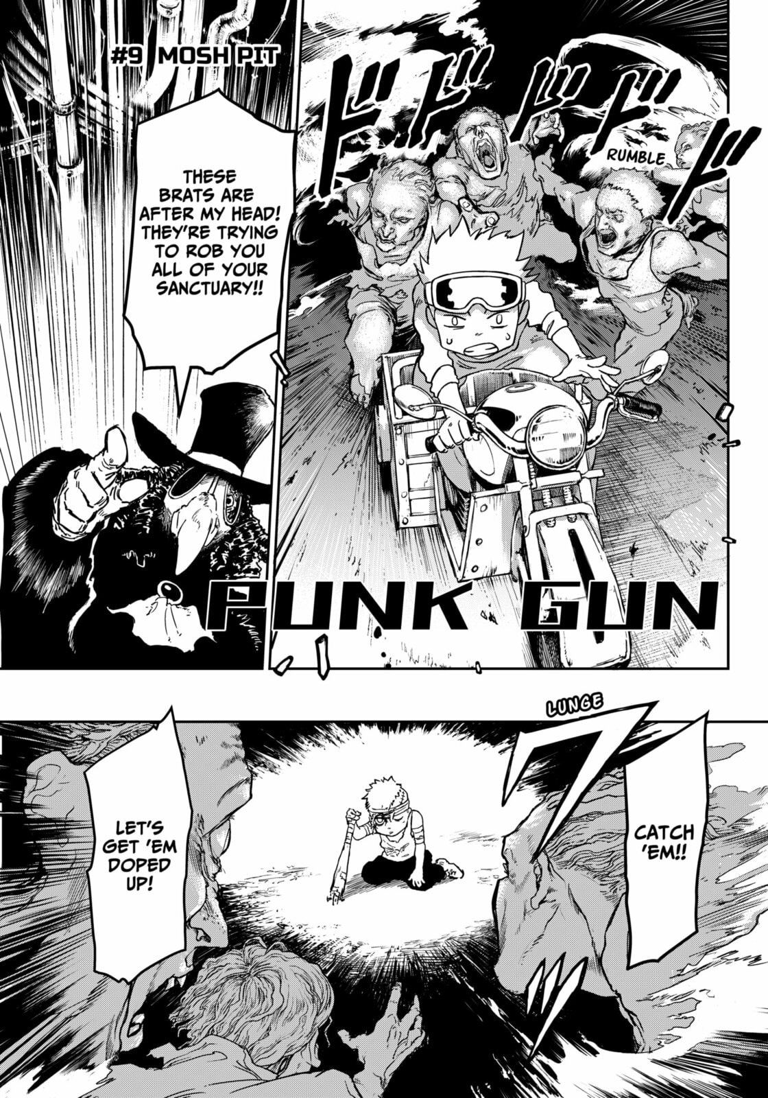 Punk Gun Chapter 9 page 1 - 