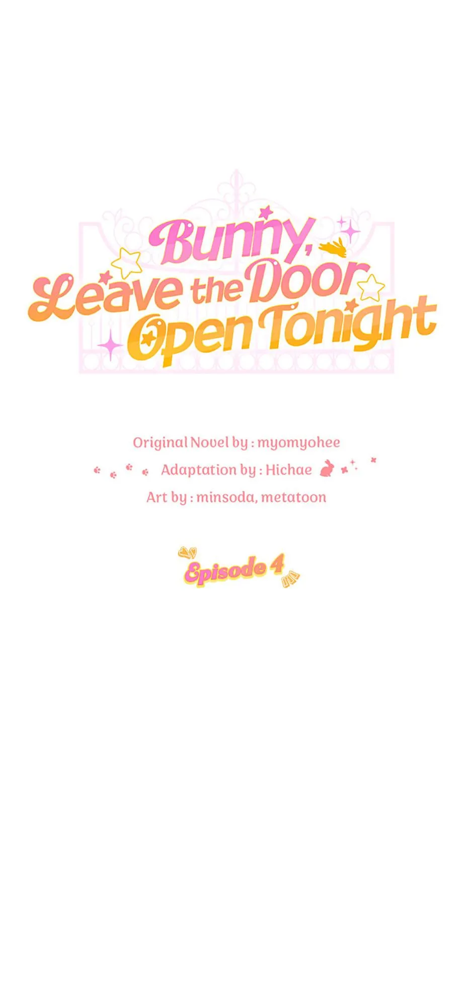 Rabbit, Please Keep the Door Open Tonight Chapter 4 page 39 - 