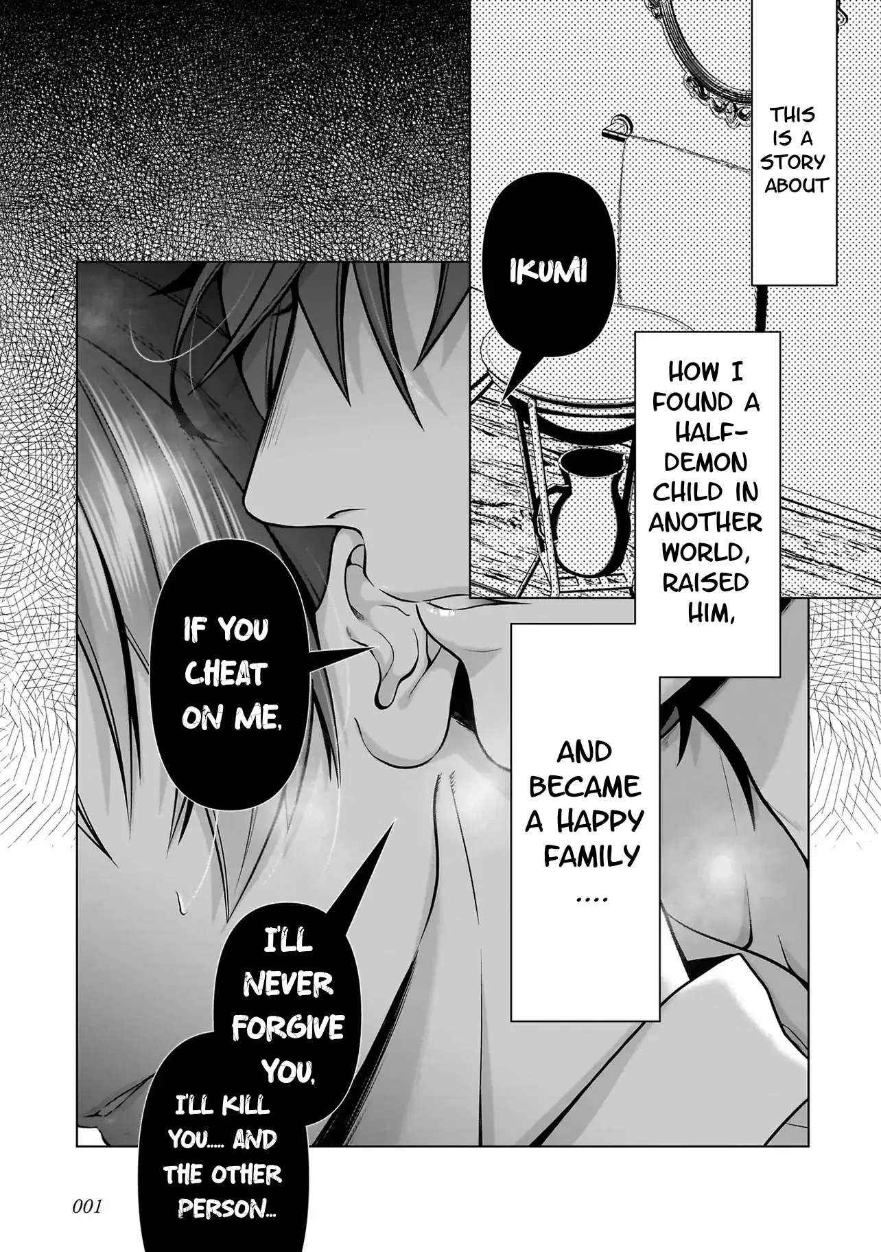 Raising a half-demon child in another world turns him into a yandere Chapter 1 page 2 - 
