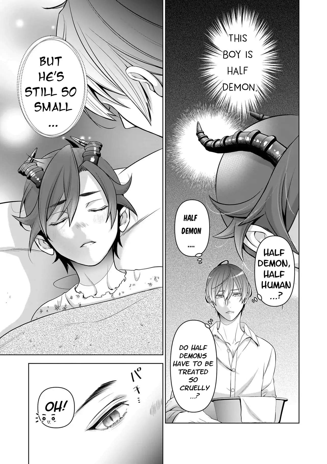 Raising a half-demon child in another world turns him into a yandere Chapter 1 page 14 - 
