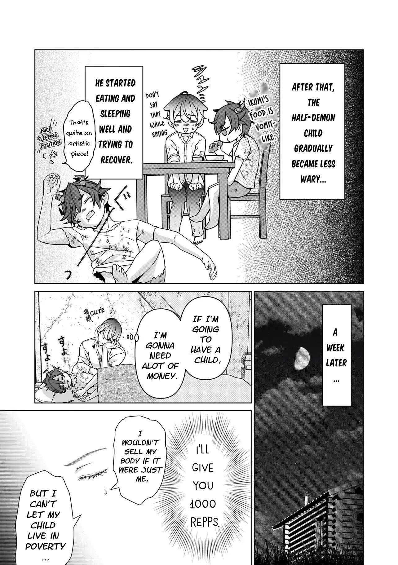 Raising a half-demon child in another world turns him into a yandere Chapter 1 page 24 - 