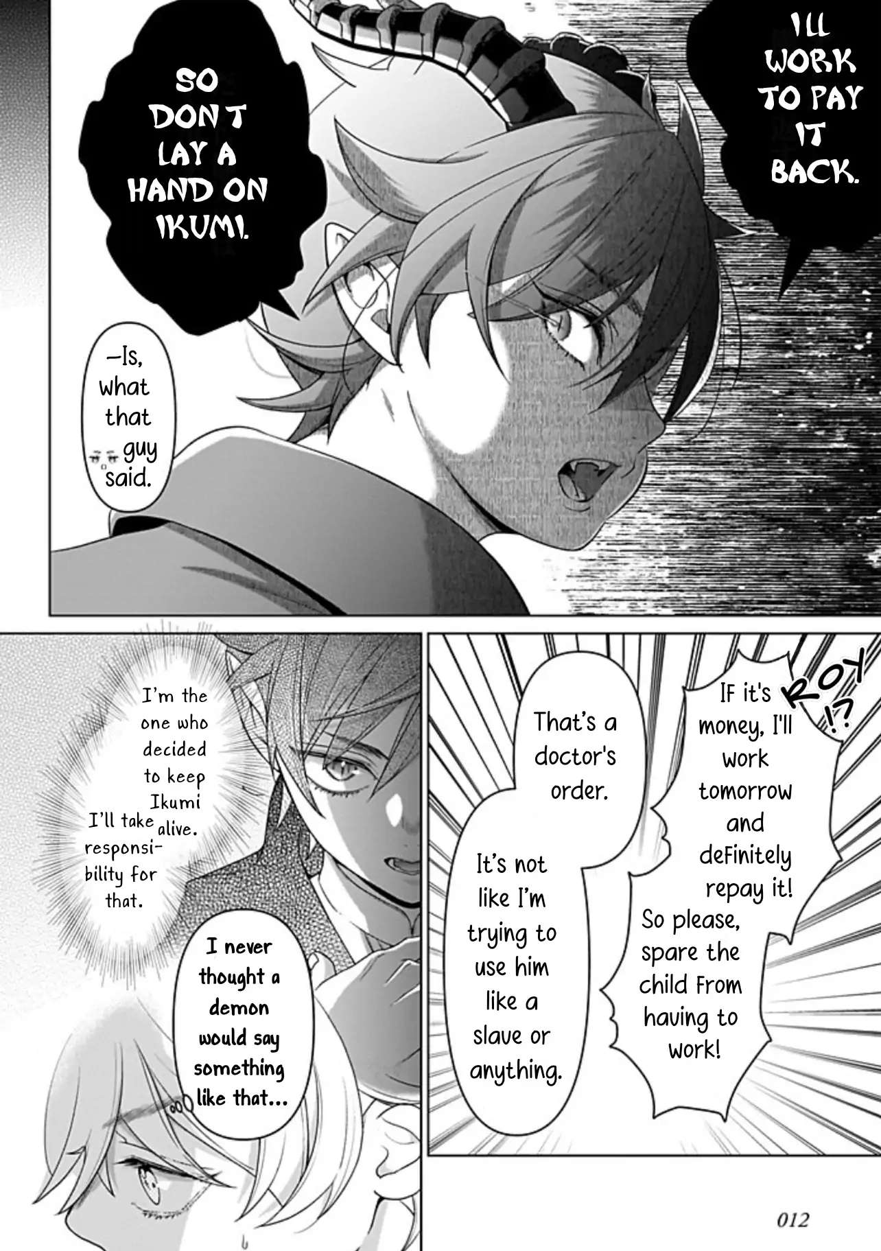 Raising a half-demon child in another world turns him into a yandere Chapter 4 page 13 - 