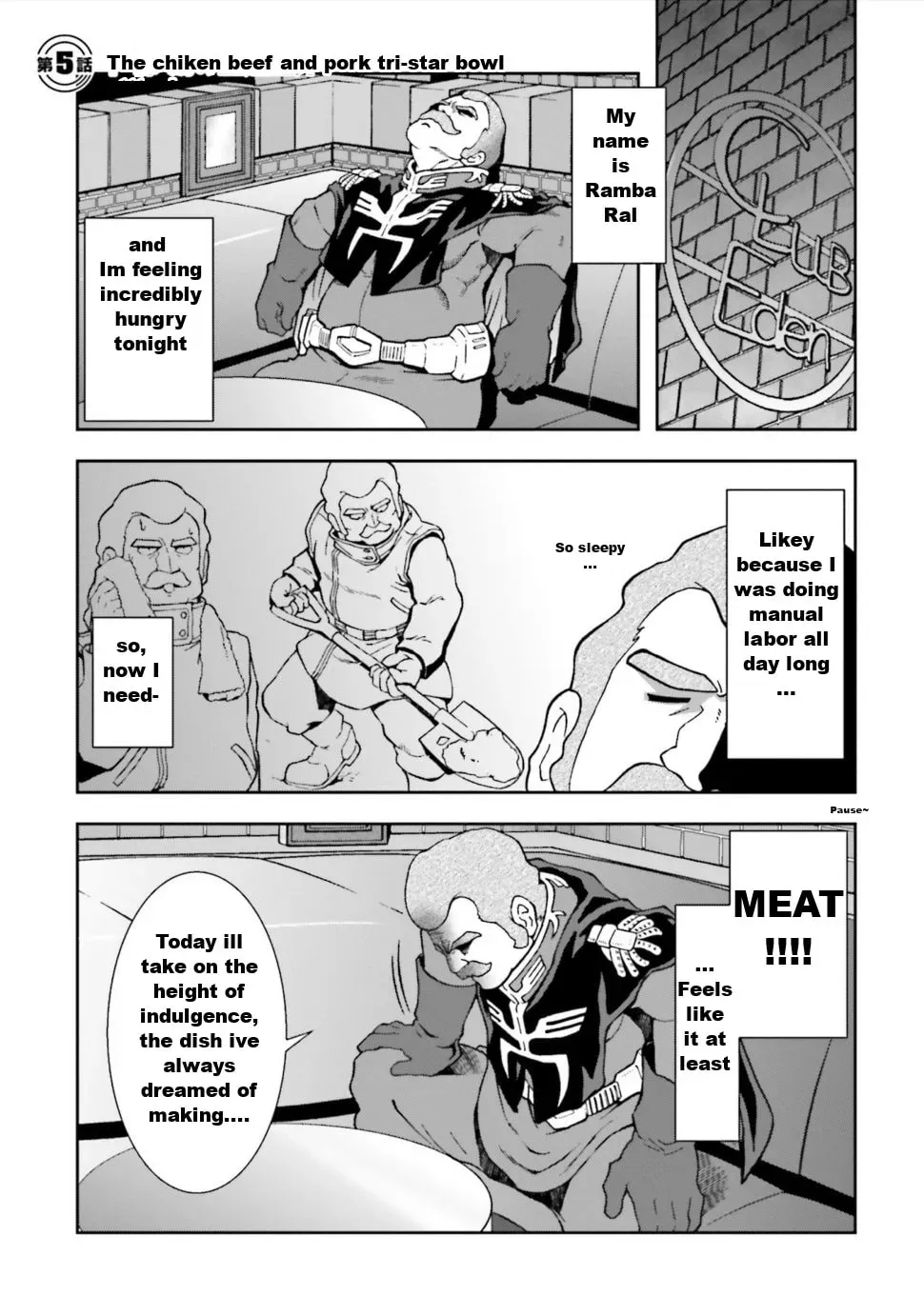 Ral Meshi: Ramba Ral no Haitoku Gohan Chapter 5 page 1 - 