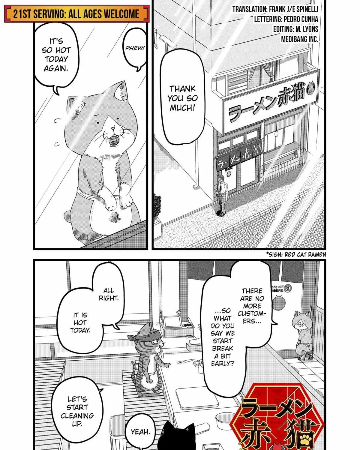 Ramen Aka Neko Chapter 21 page 1 - 