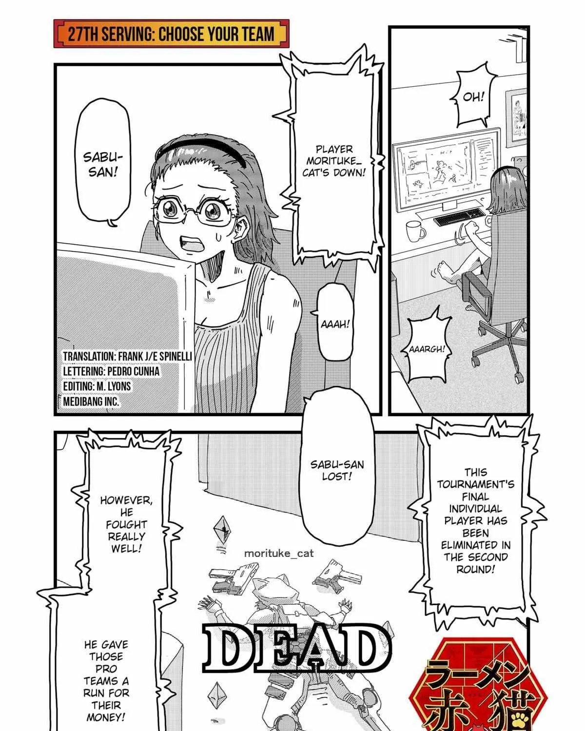 Ramen Aka Neko Chapter 27 page 1 - 
