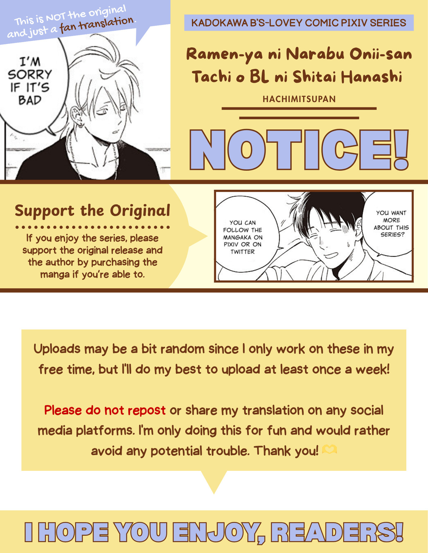 Ramen-ya ni Narabu Onii-san Tachi o BL ni Shitai Hanashi Chapter 3 page 5 - 