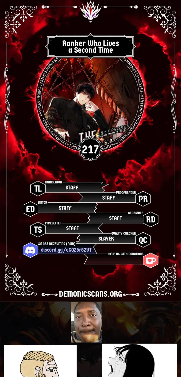 Ranker Who Lives A Second Time Chapter 217.1 page 1 - 