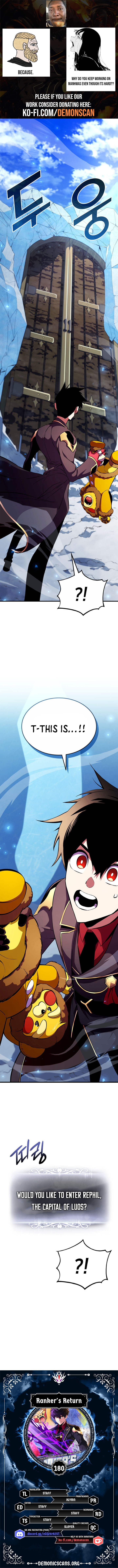Ranker’s Return (2021) Chapter 180 page 1 - 