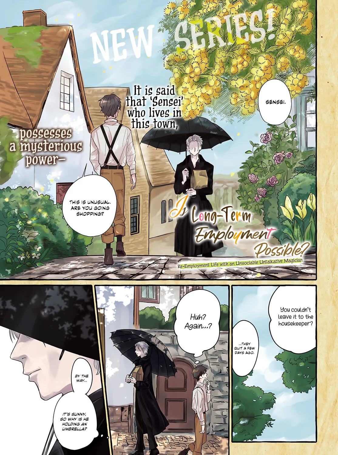 Re-employment Life With An Unsociable Untalkative Magician Chapter 1 page 2 - 