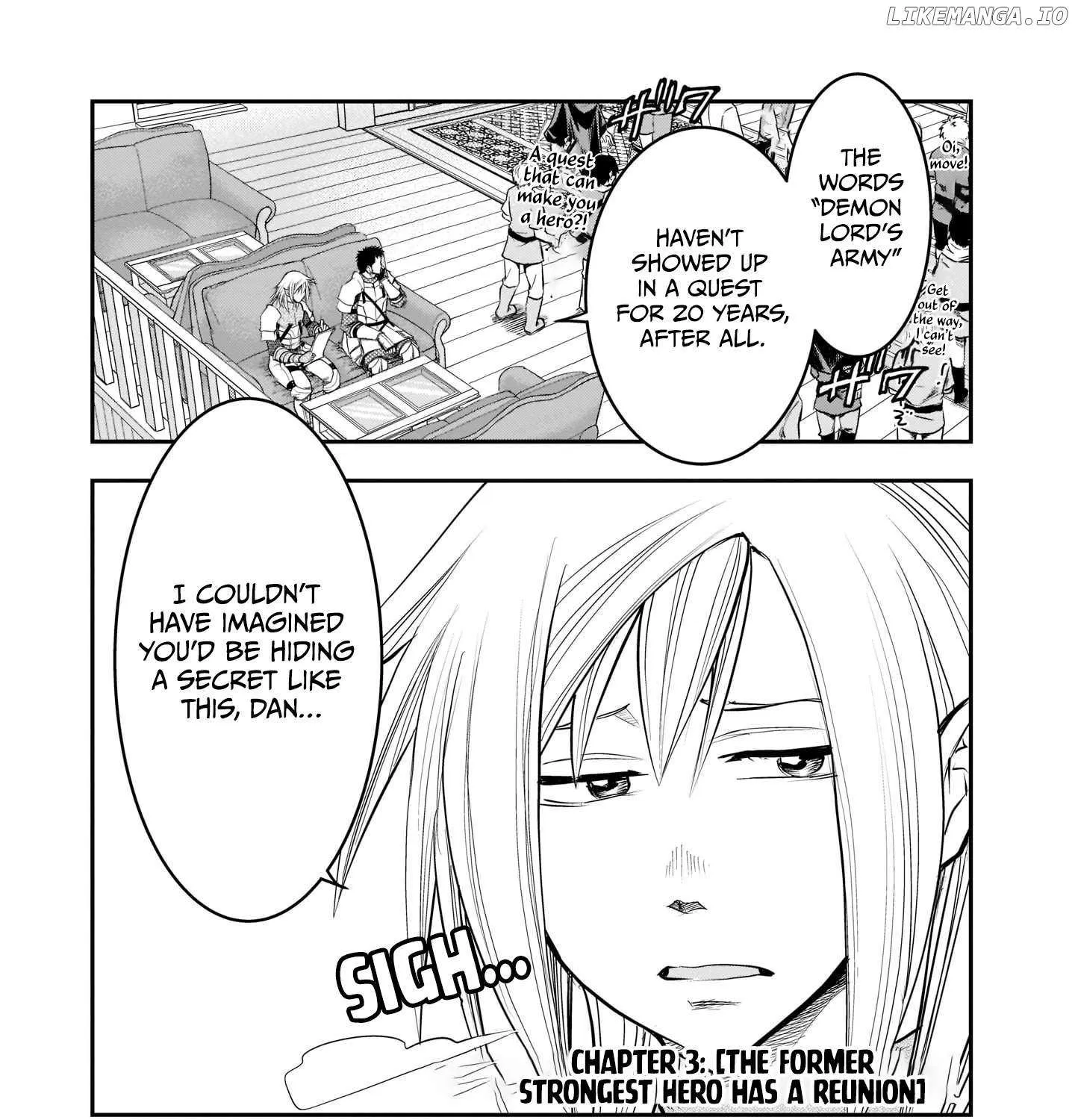 Re-employment of the former strongest and bravest Chapter 3 page 8 - 