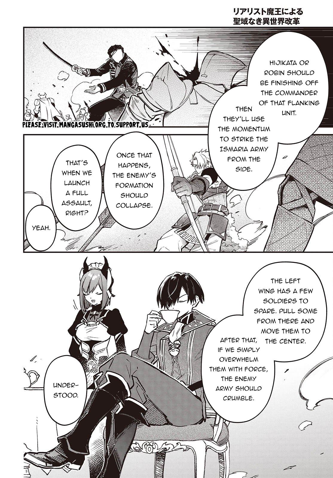 Realist Maou ni Yoru Seiiki Naki Isekai Kaikaku Chapter 75 page 11 - 