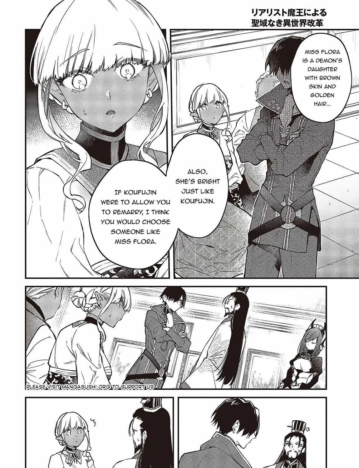 Realist Maou Niyoru Seiiki Naki Isekai Kaikaku Chapter 49 page 22 - 