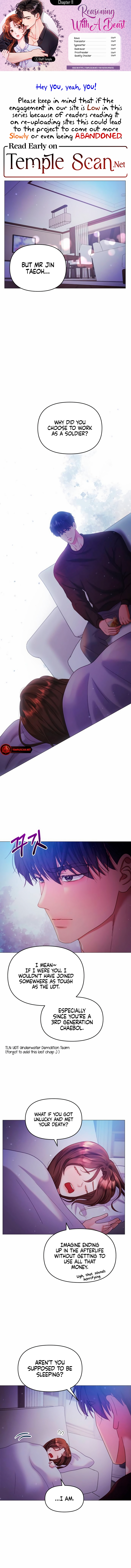 Reasoning With A Beast Chapter 11 page 1 - 
