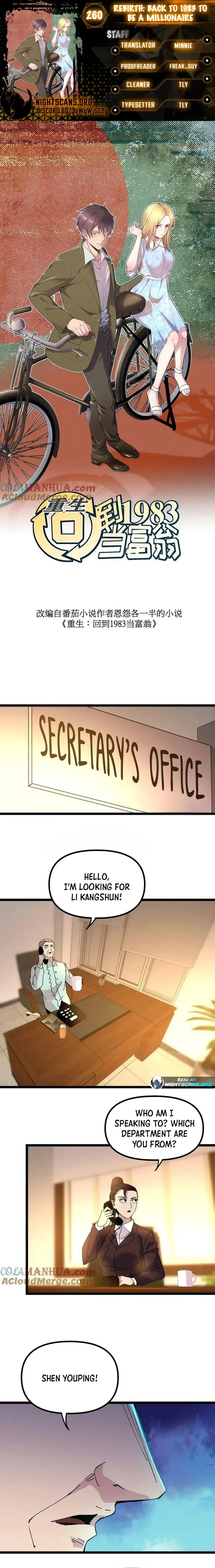 Rebirth: Back to 1983 to Be a Millionaire Chapter 260 page 1 - 