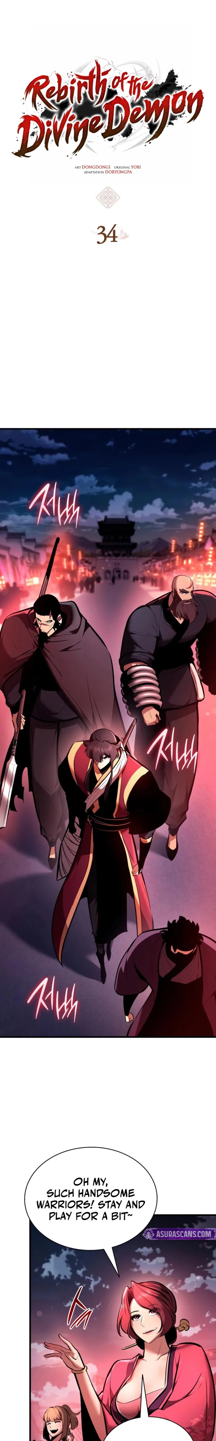 Rebirth of the Divine Demon Chapter 34 page 1 - 