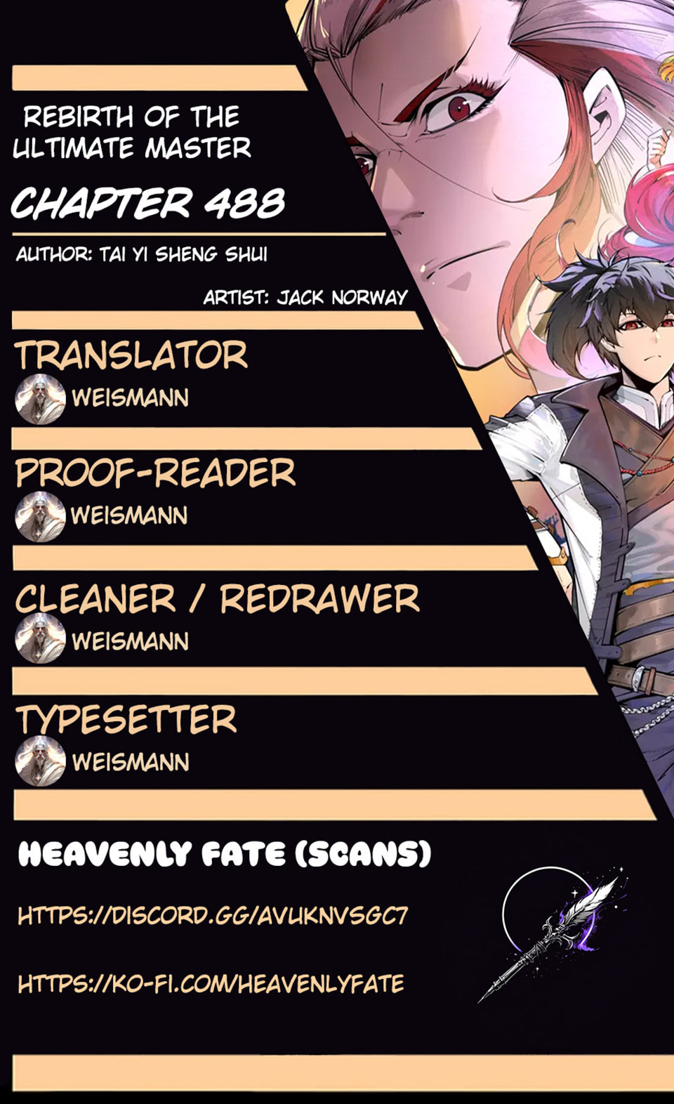Rebirth of the Ultimate Master Chapter 488 page 1 - 