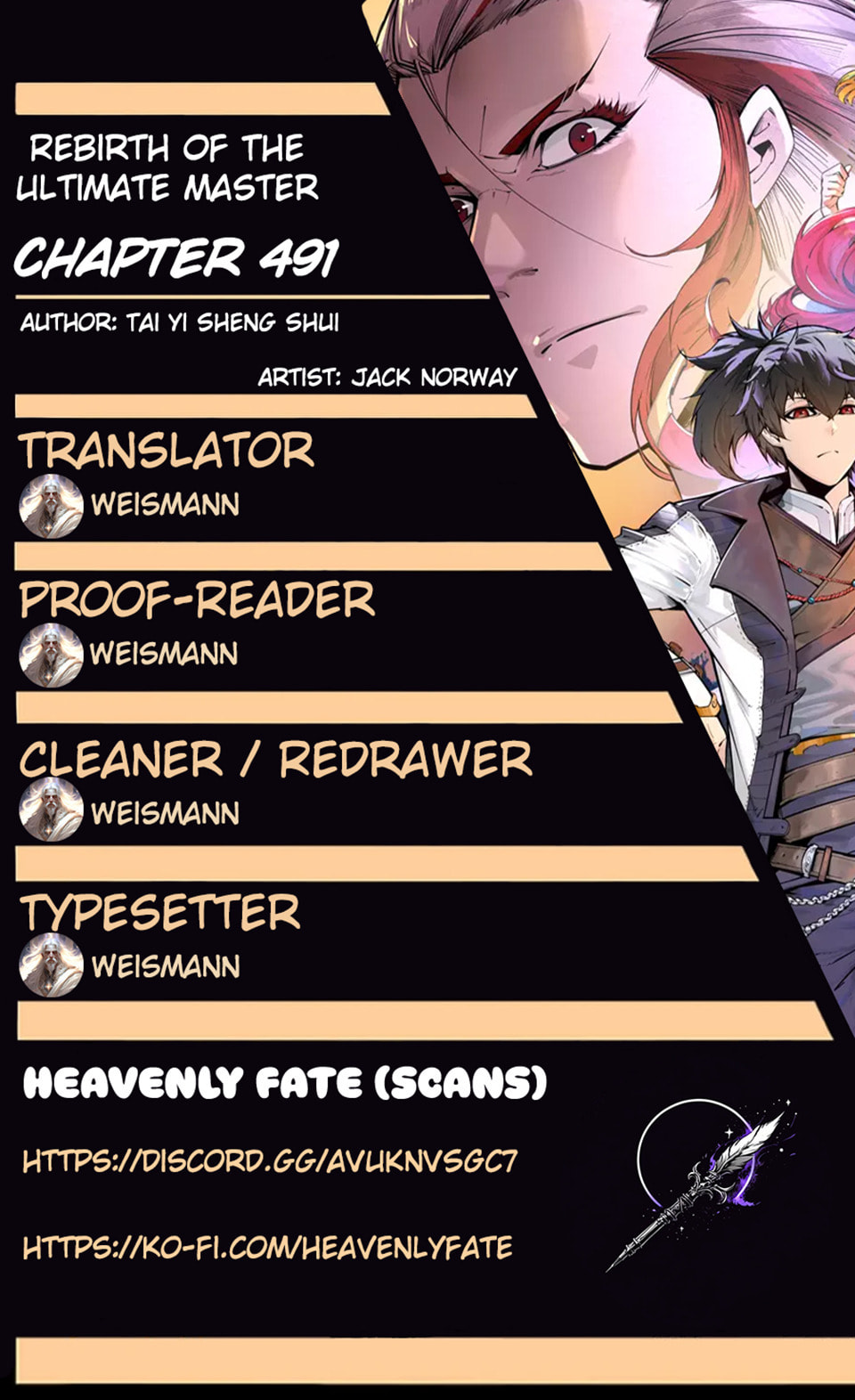 Rebirth of the Ultimate Master Chapter 491 page 1 - 