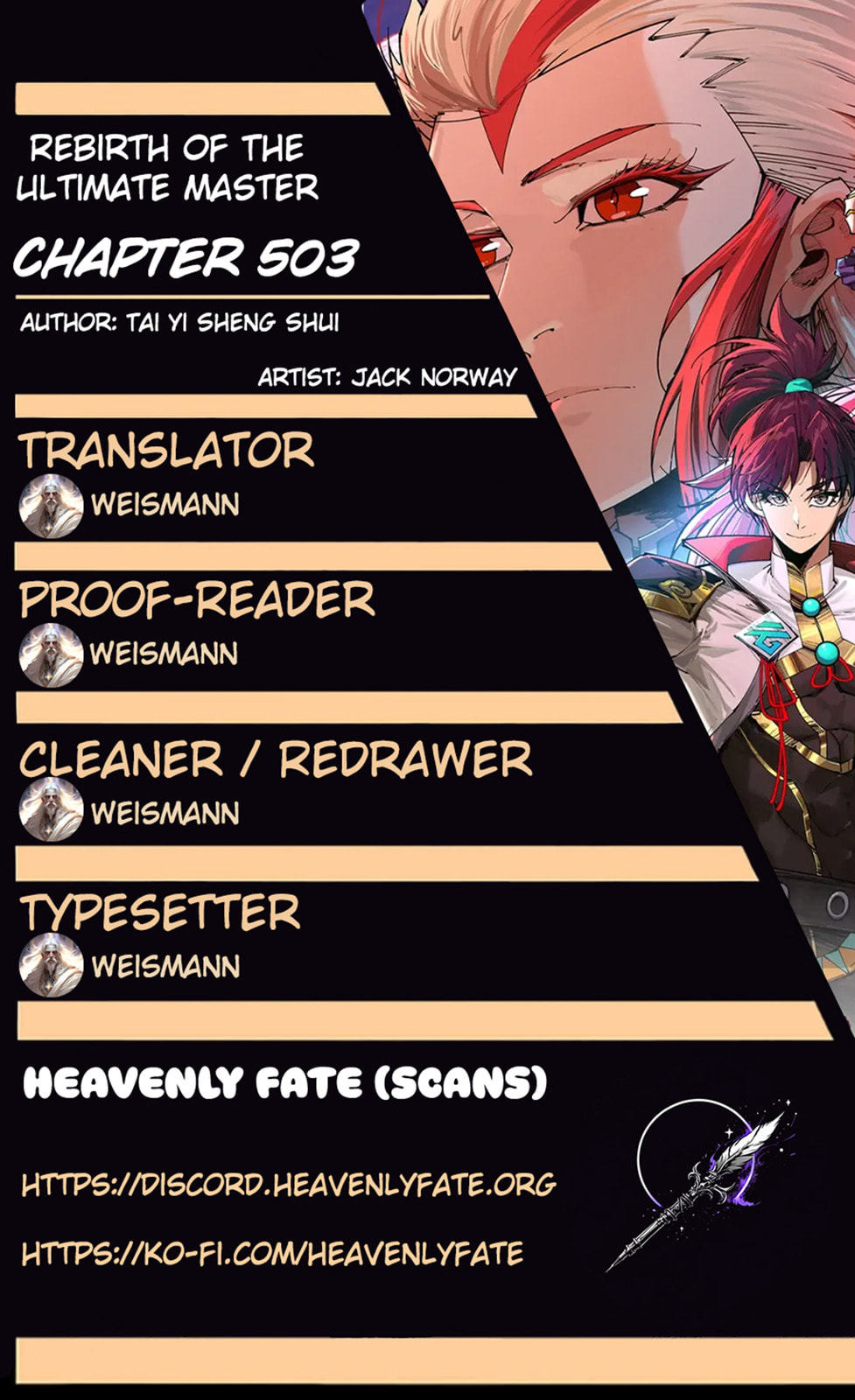 Rebirth of the Ultimate Master Chapter 503 page 1 - 