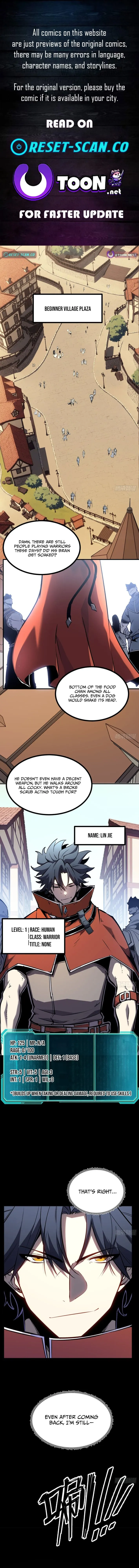 Rebirth of the Ultimate War God Chapter 2 page 1 - 