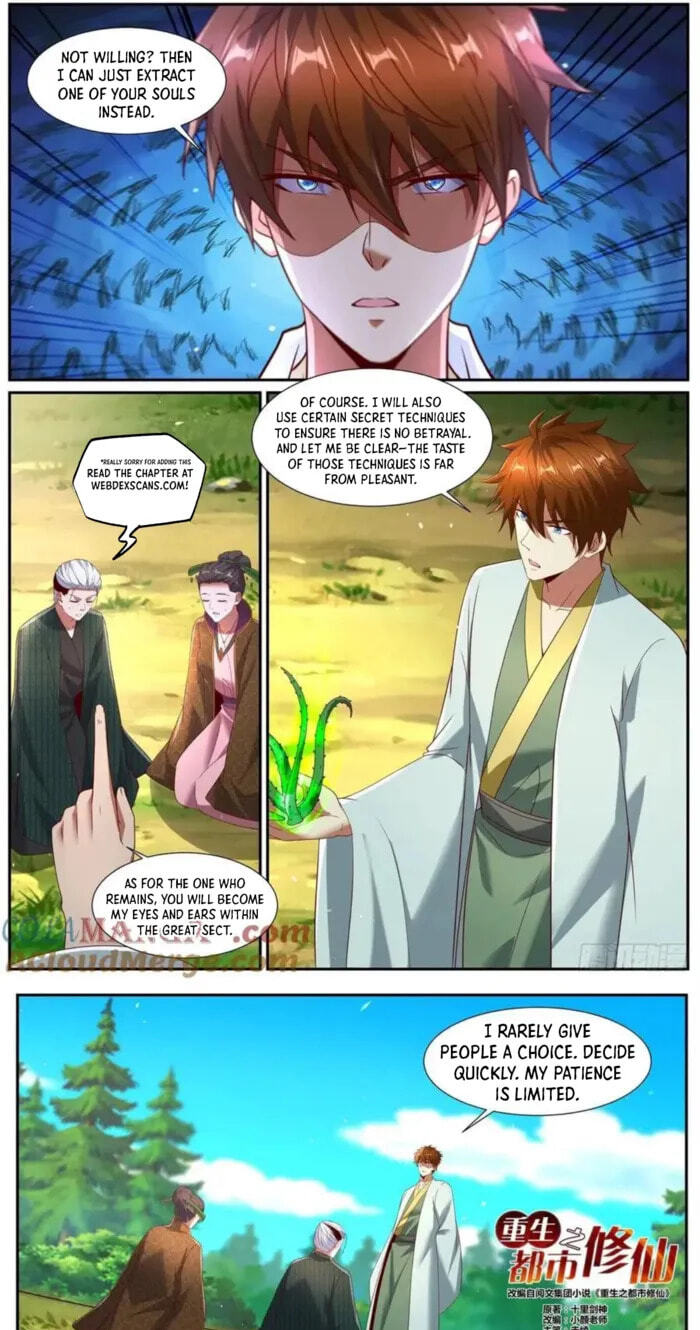 Rebirth of the Urban Immortal Cultivator Chapter 1093 page 5 - 