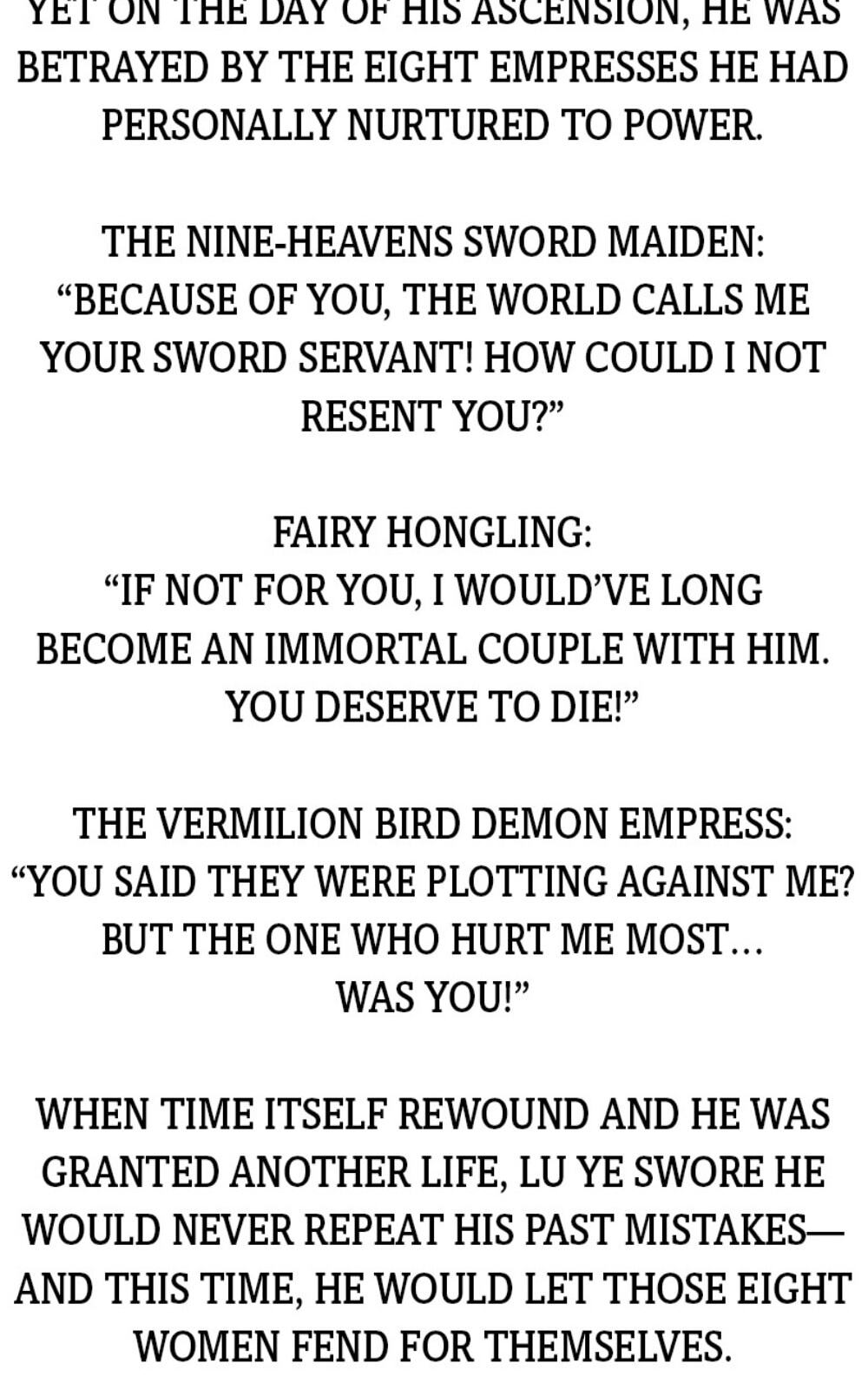 Reborn After the Eight Empresses Betrayed Me, Now I’ll Make Them Regret It Chapter 0 page 4 - 
