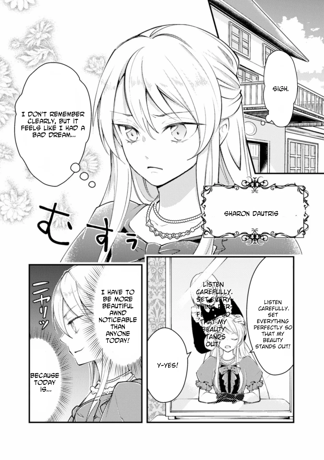 Reborn as a Villainess, Avoiding Ruin with a Hidden Elite Prince Chapter 1 page 4 - 