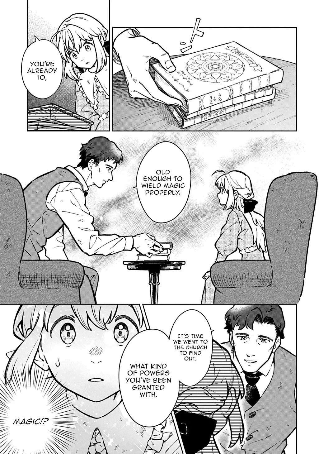 Reborn in Another World, All I Know is Daily-Life Spells. Chapter 1 page 18 - 