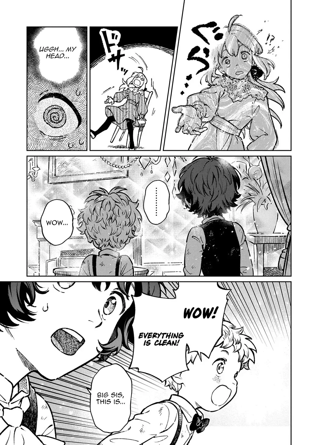 Reborn in Another World, All I Know is Daily-Life Spells. Chapter 1 page 40 - 