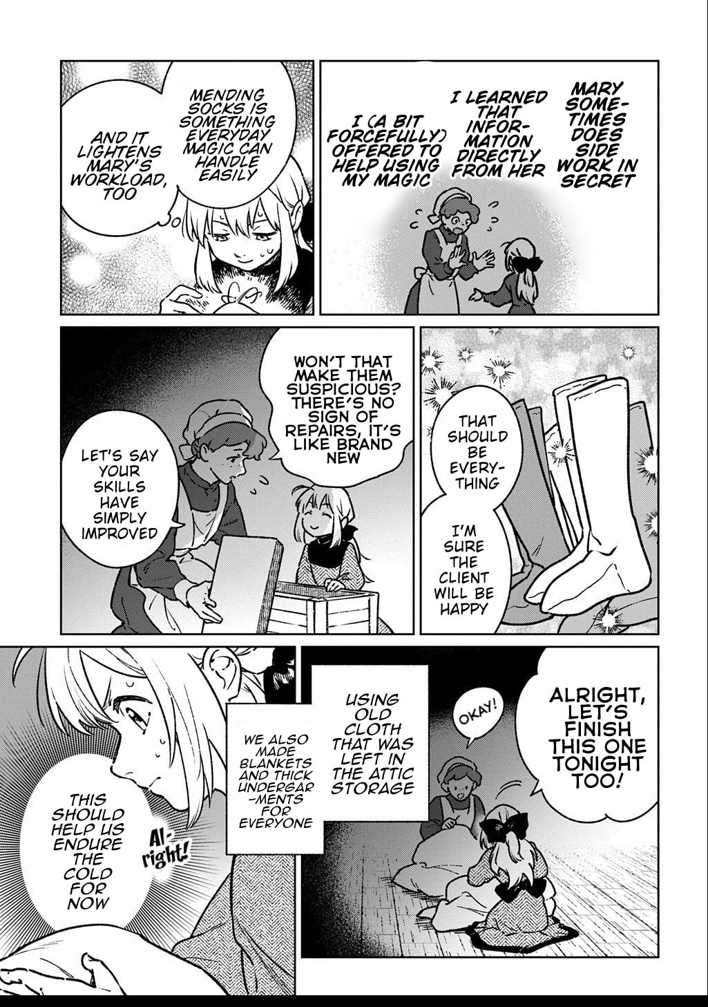 Reborn in Another World, All I Know is Daily-Life Spells. Chapter 2 page 13 - 