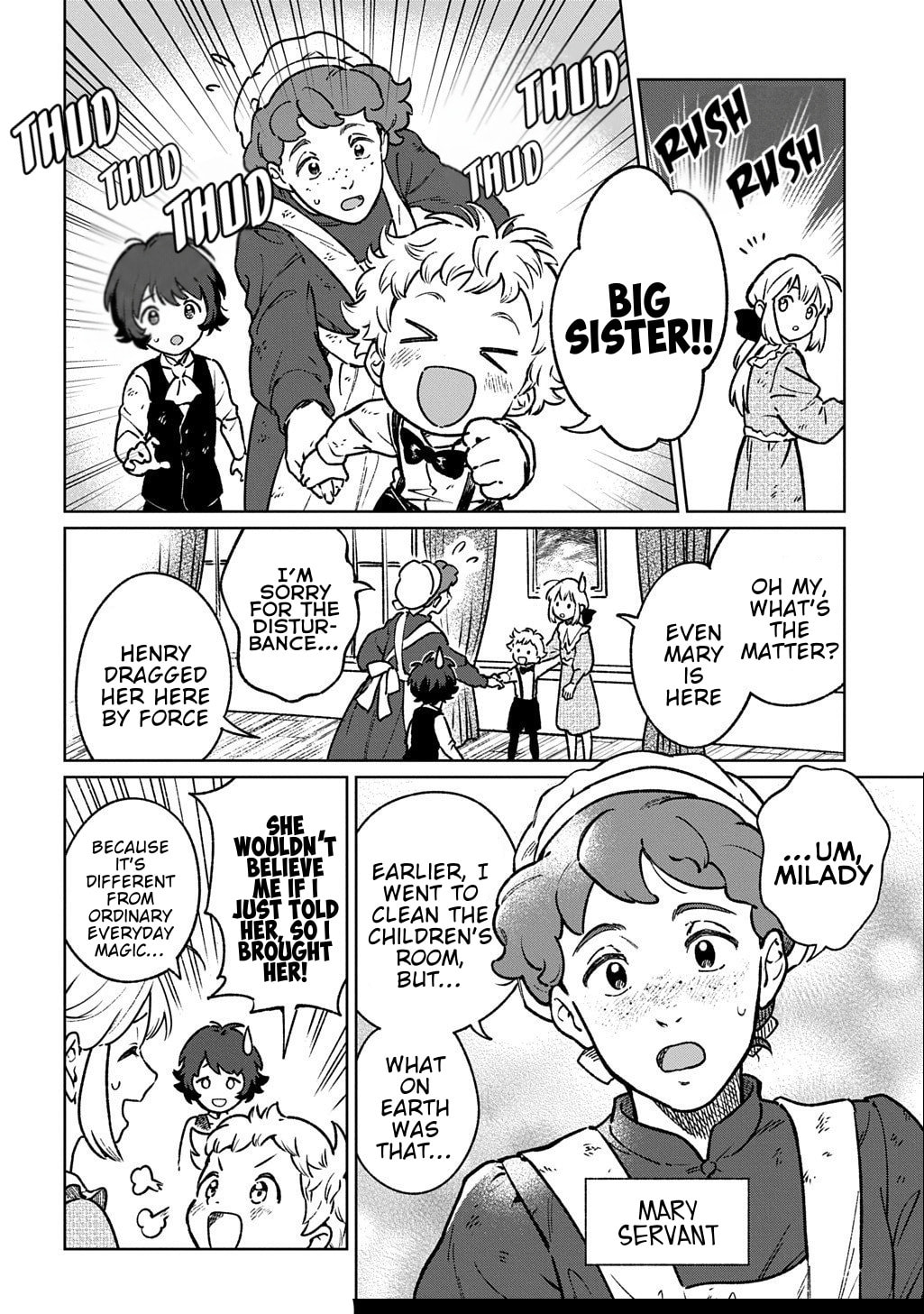 Reborn in Another World, All I Know is Daily-Life Spells. Chapter 2 page 4 - 