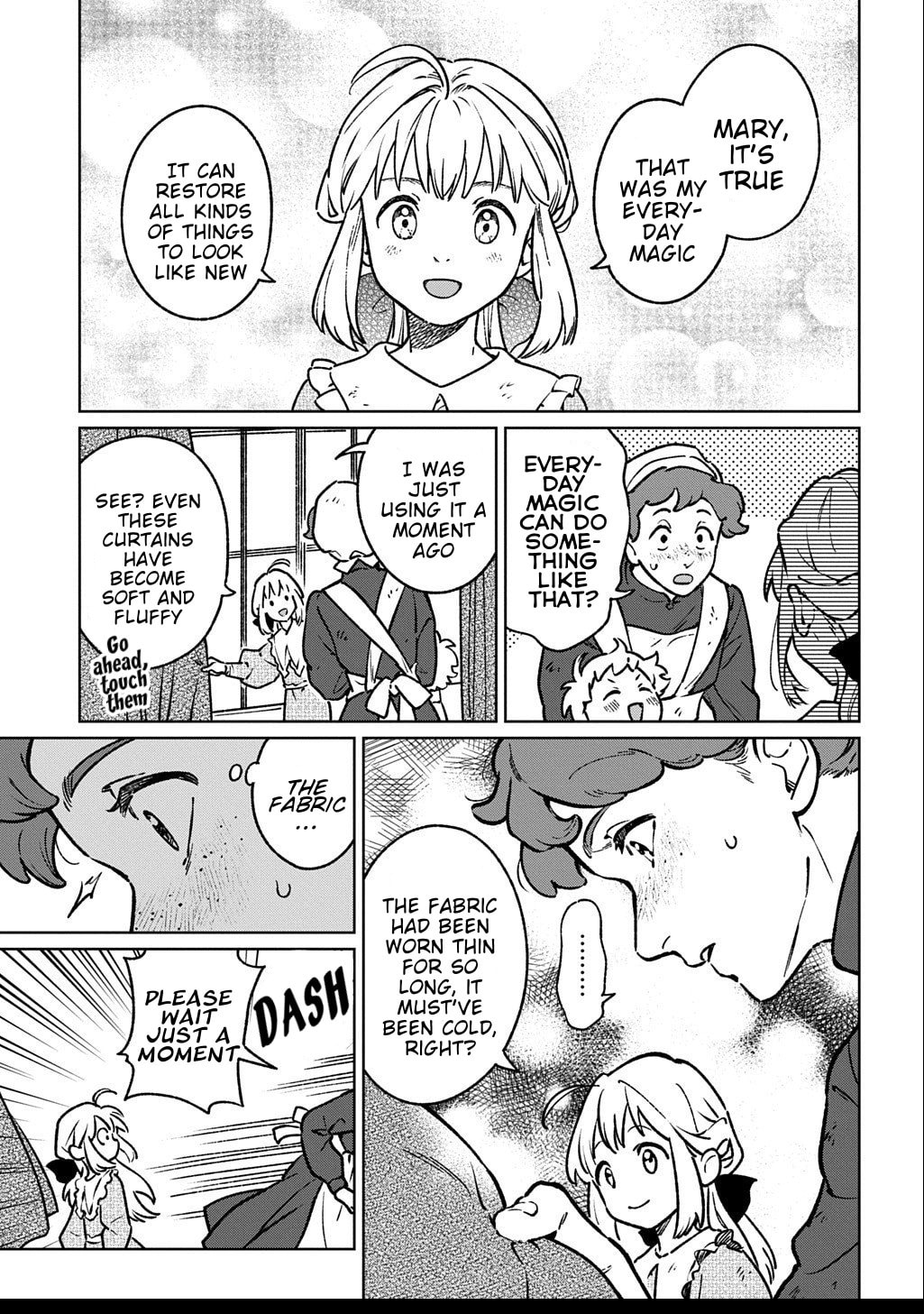 Reborn in Another World, All I Know is Daily-Life Spells. Chapter 2 page 5 - 