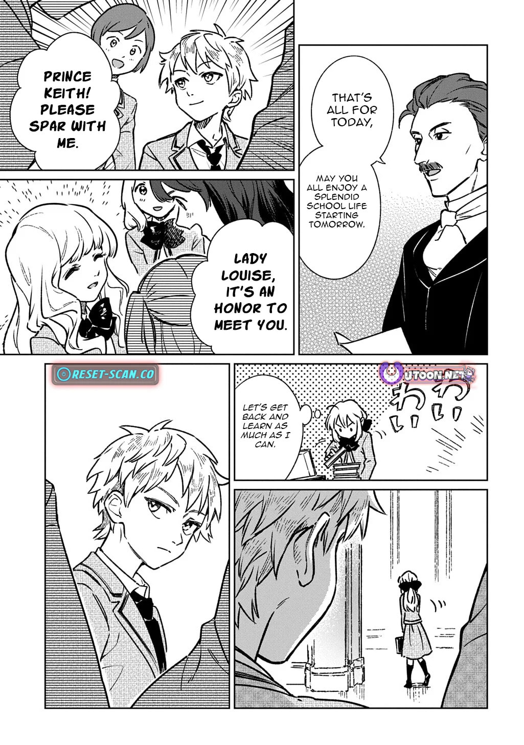 Reborn in Another World, All I Know is Daily-Life Spells. Chapter 3.2 page 13 - 