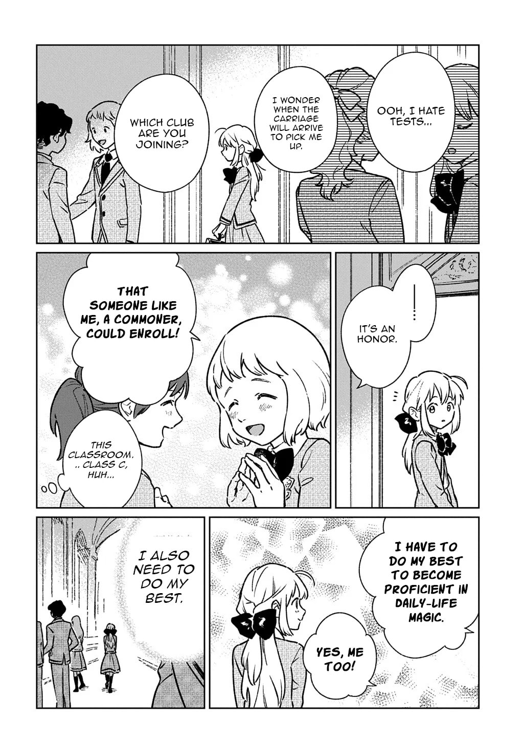 Reborn in Another World, All I Know is Daily-Life Spells. Chapter 3.2 page 14 - 