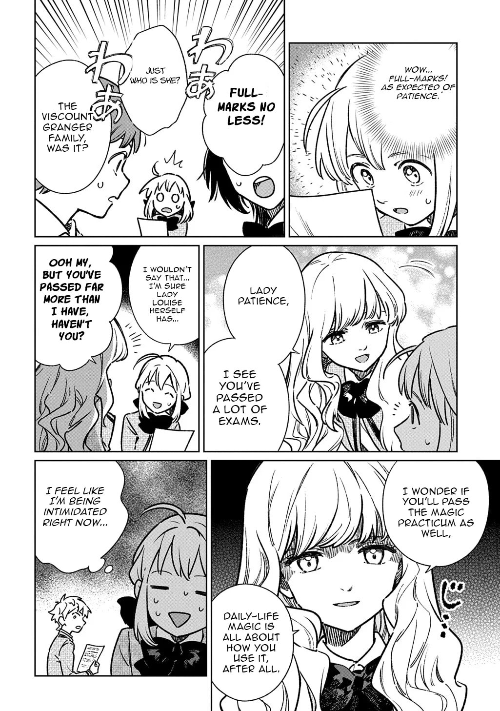 Reborn in Another World, All I Know is Daily-Life Spells. Chapter 3.2 page 24 - 