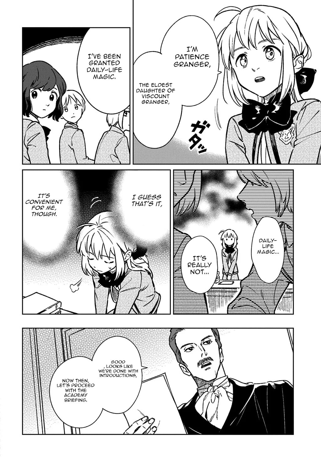 Reborn in Another World, All I Know is Daily-Life Spells. Chapter 3.2 page 8 - 