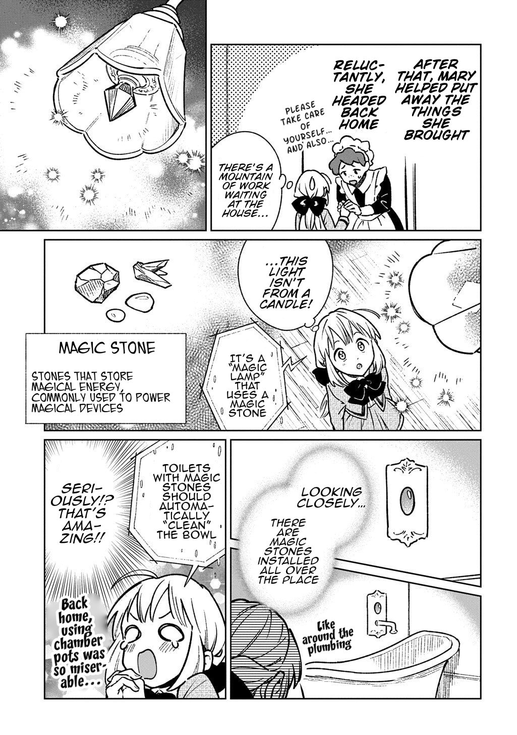 Reborn in Another World, All I Know is Daily-Life Spells. Chapter 3 page 9 - 